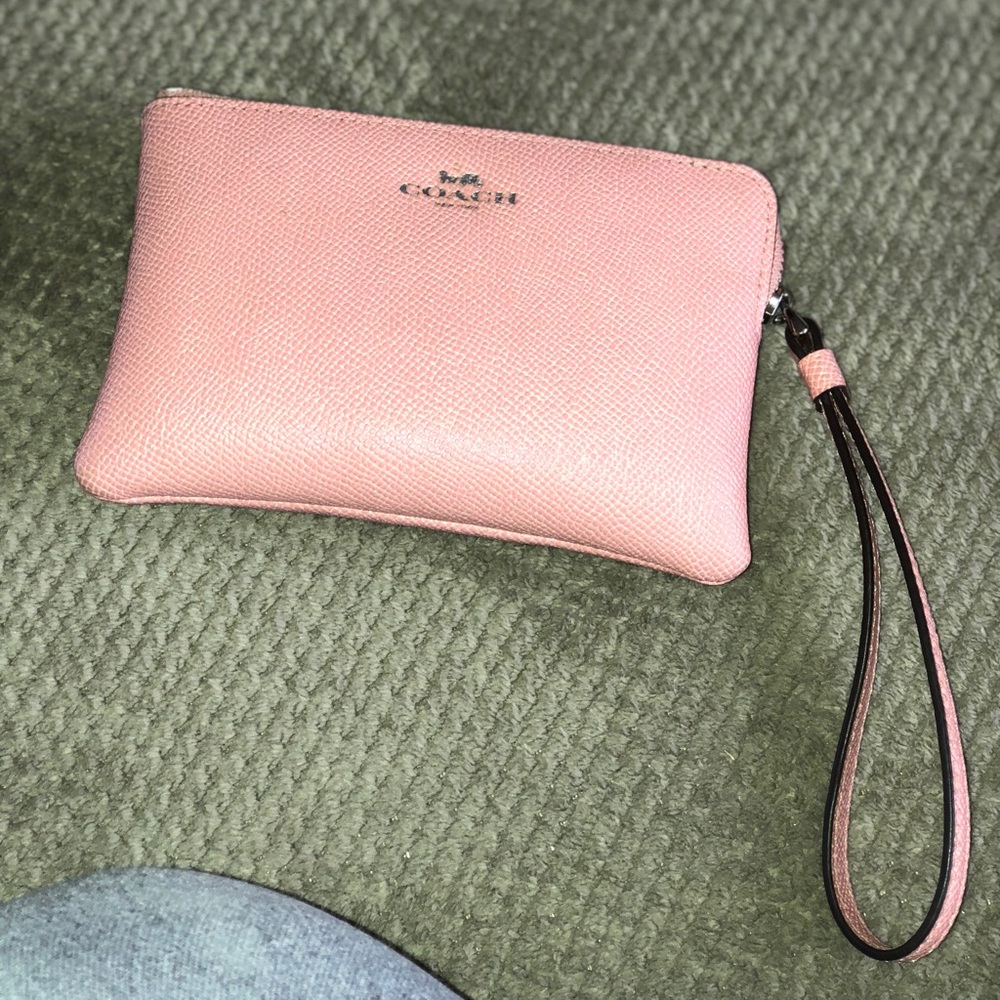 Pink Coach Wristlet